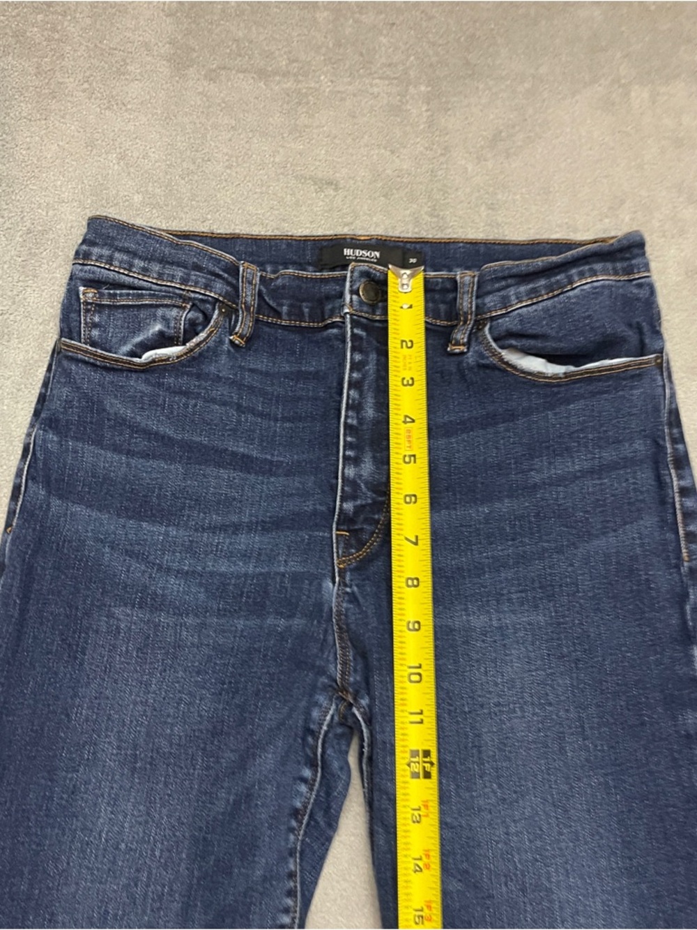 Hudson Jeans Womens Size 30 Blue Barbara Super Skinny Stretch - Picture 5 of 12